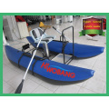 Уникальная форма надувной понтонной лодки для рыбалки и спорта